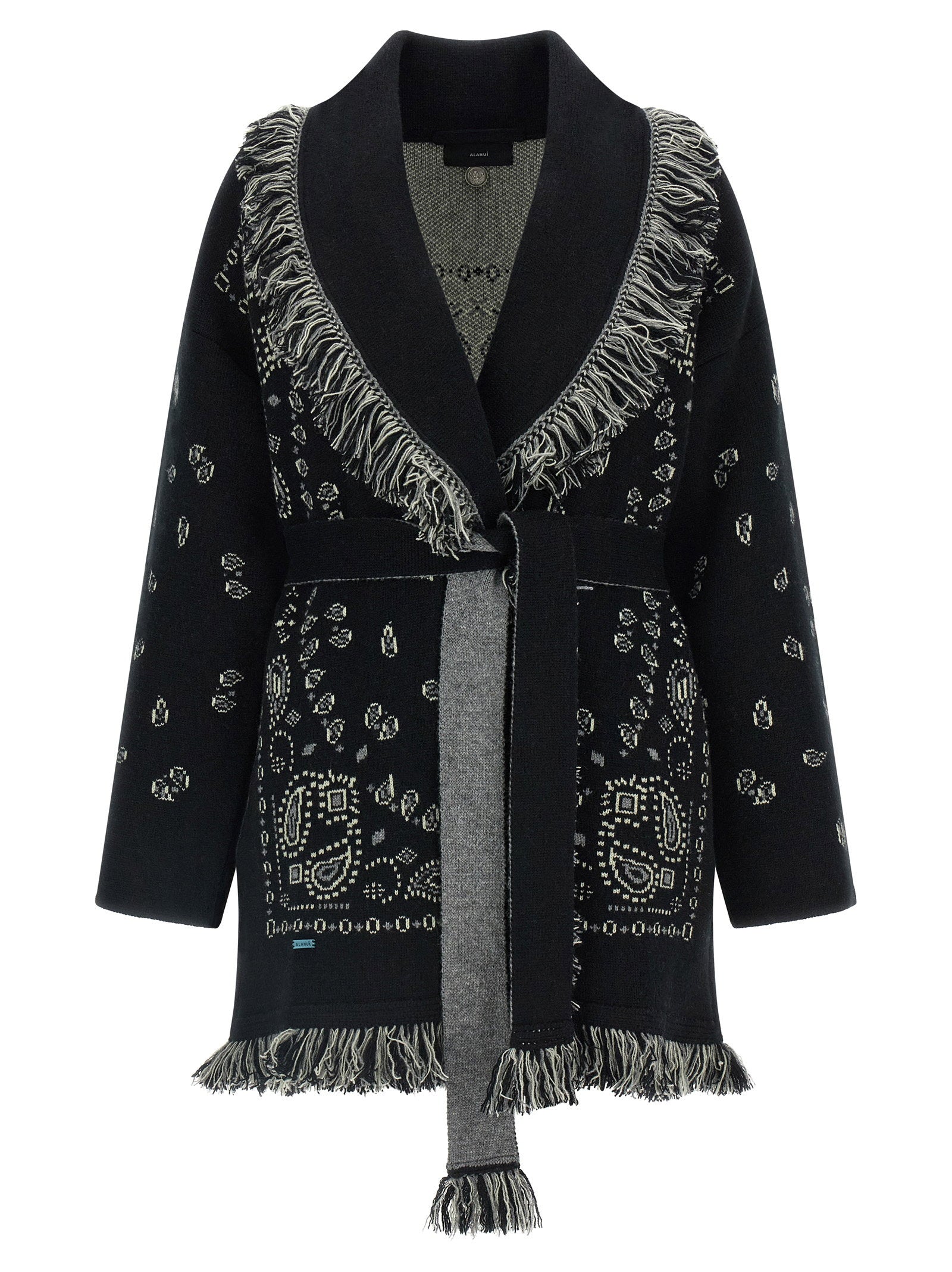 Bandana Cardigan — Black