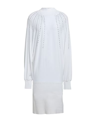 Woman Midi dress White Size M Viscose, Polyester