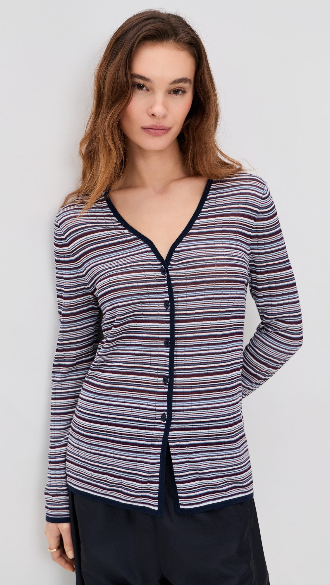 The Medici Cardigan Navy Multi