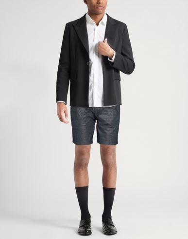 Man Shorts & Bermuda Shorts Charcoal Size 31 Cotton, Polyester, Elastane