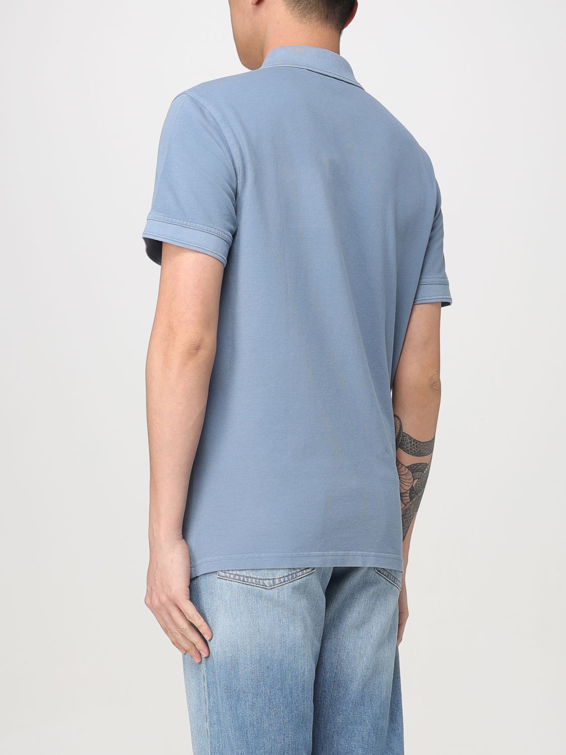Polo Shirt Men color Blue