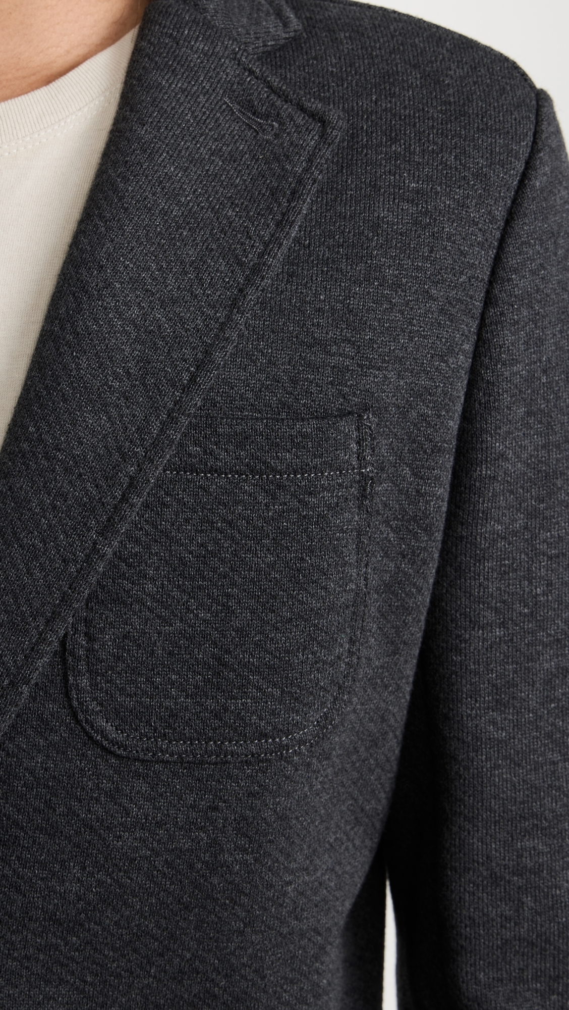 Inlet Knit Blazer black sky melange