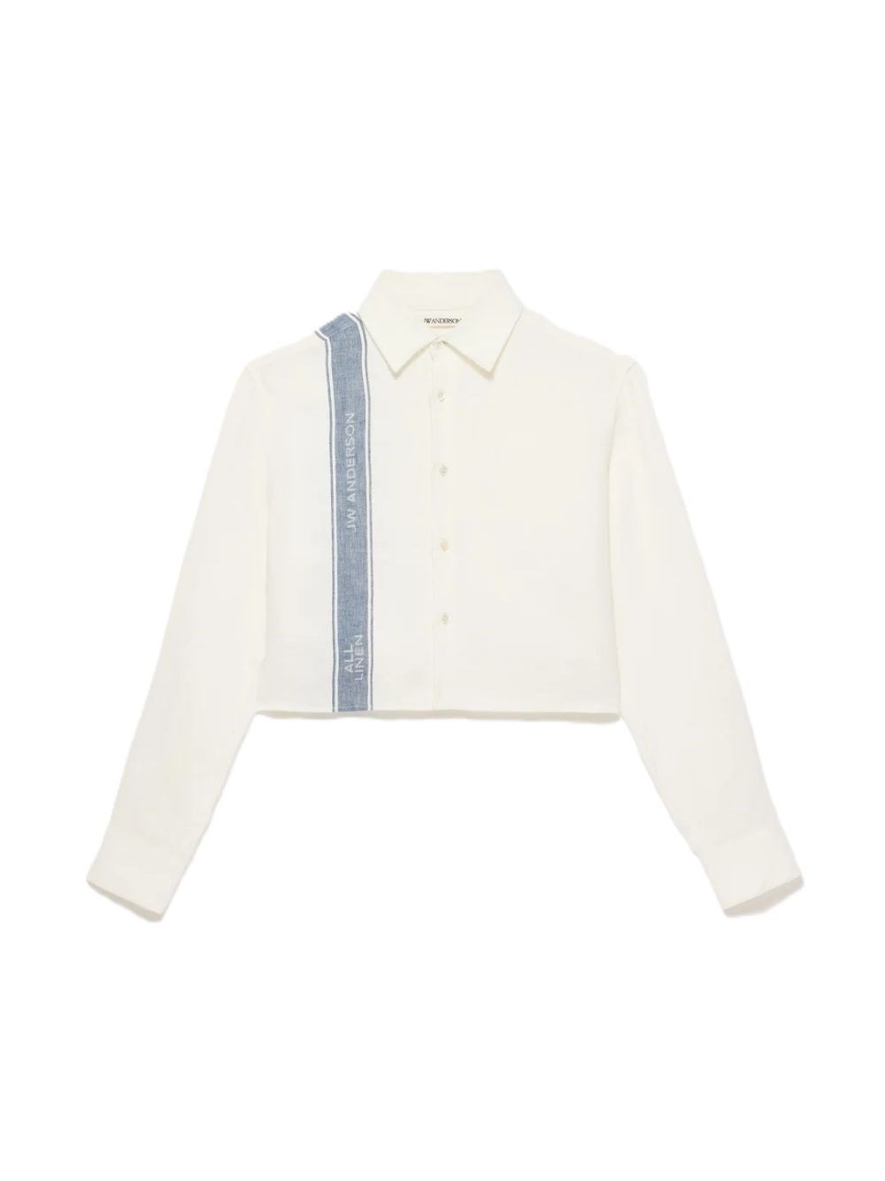 Linen Cropped Shirt