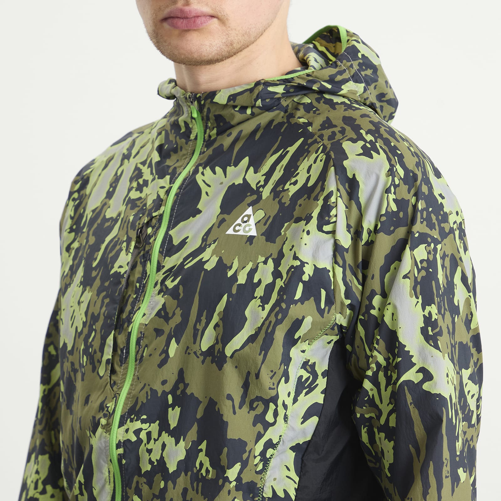 Nike Men's Mens ACG Running Trail Energy Jacket College Grey/Black/Summit White