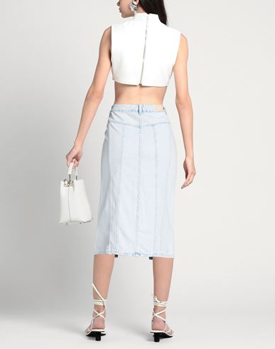 Woman Denim skirt Blue Size 6 Cotton