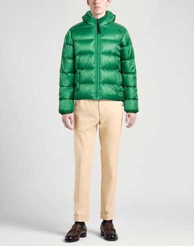 Man Puffer Green Size L Polyester