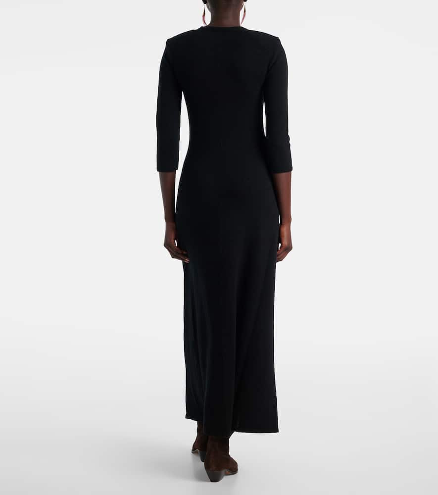 Salina wool-blend maxi dress