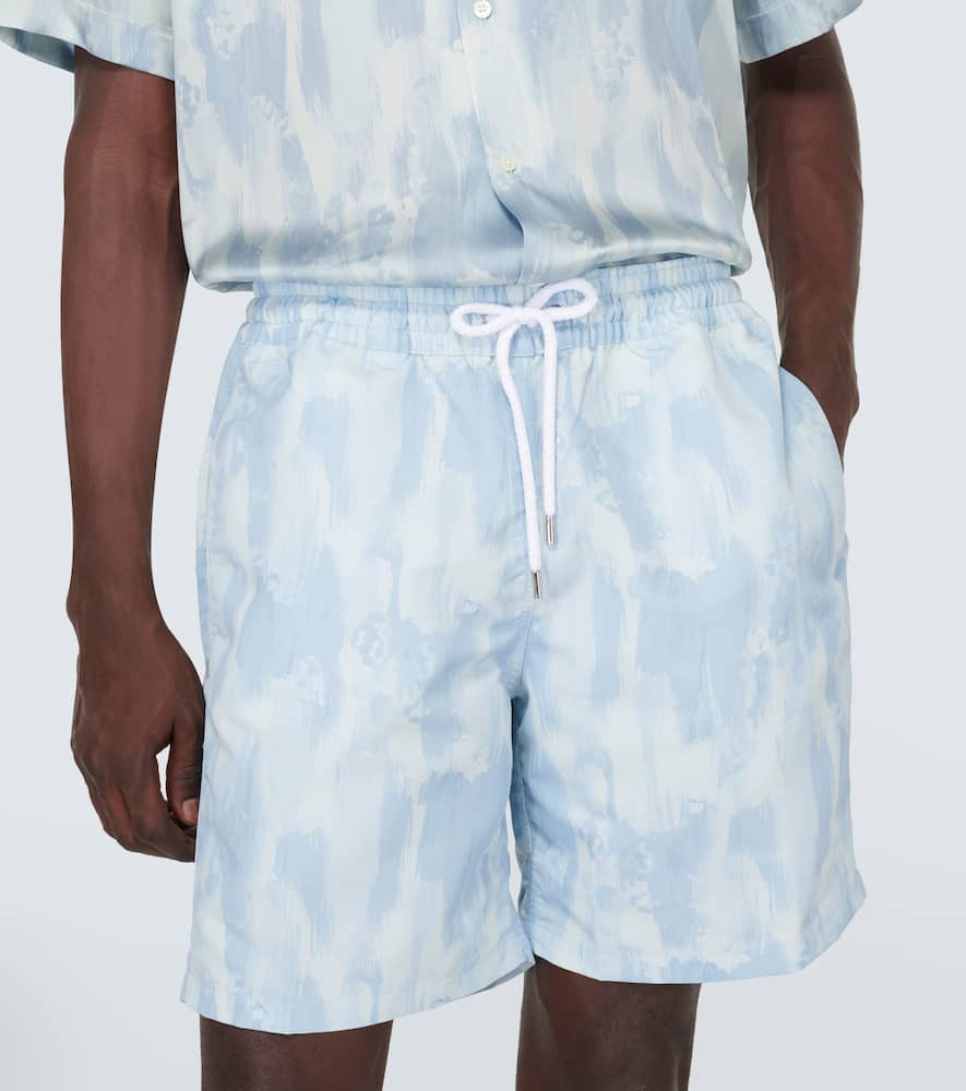 Printed swim trunks