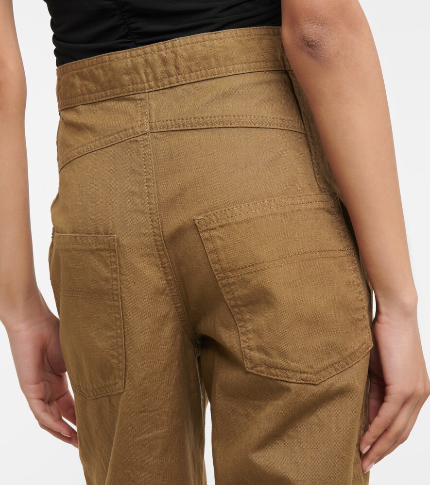 Pandore cotton-blend pants