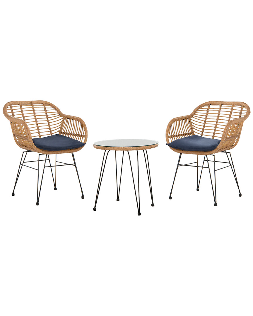 Alton Outdoor 3pc Lounge Set
