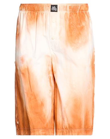 Man Shorts & Bermuda Shorts Rust Size M Cotton