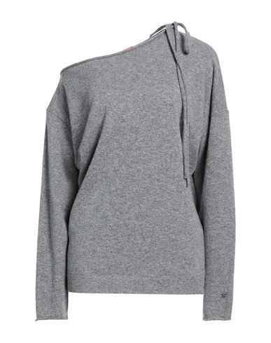 Woman Sweater Grey Size L Virgin Wool