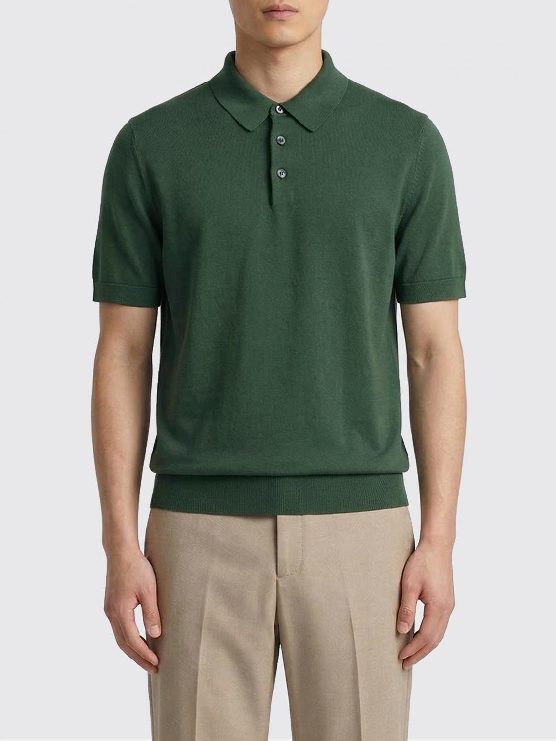 Polo Shirt Men color Lead