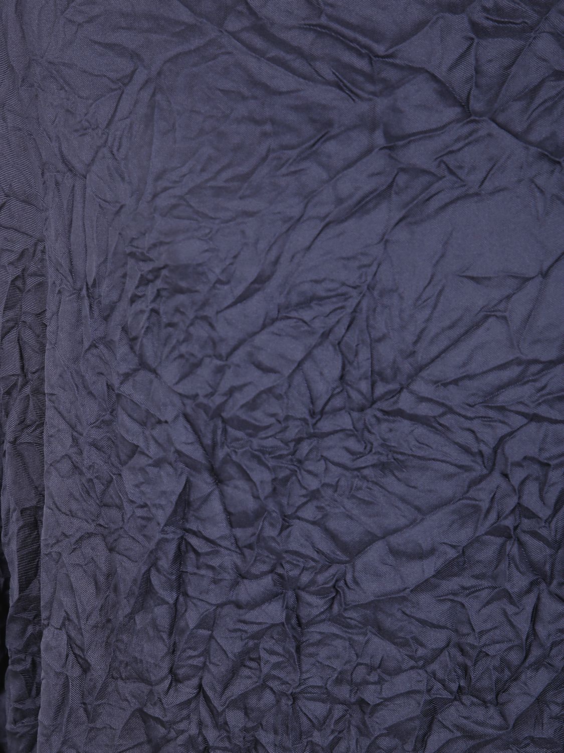 Textured silk dress - Blue