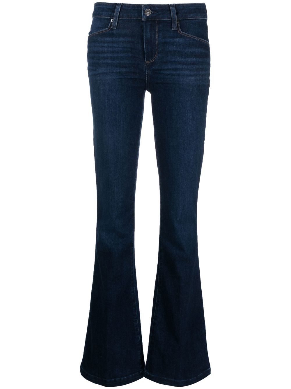 High-waisted flared jeans - Blue