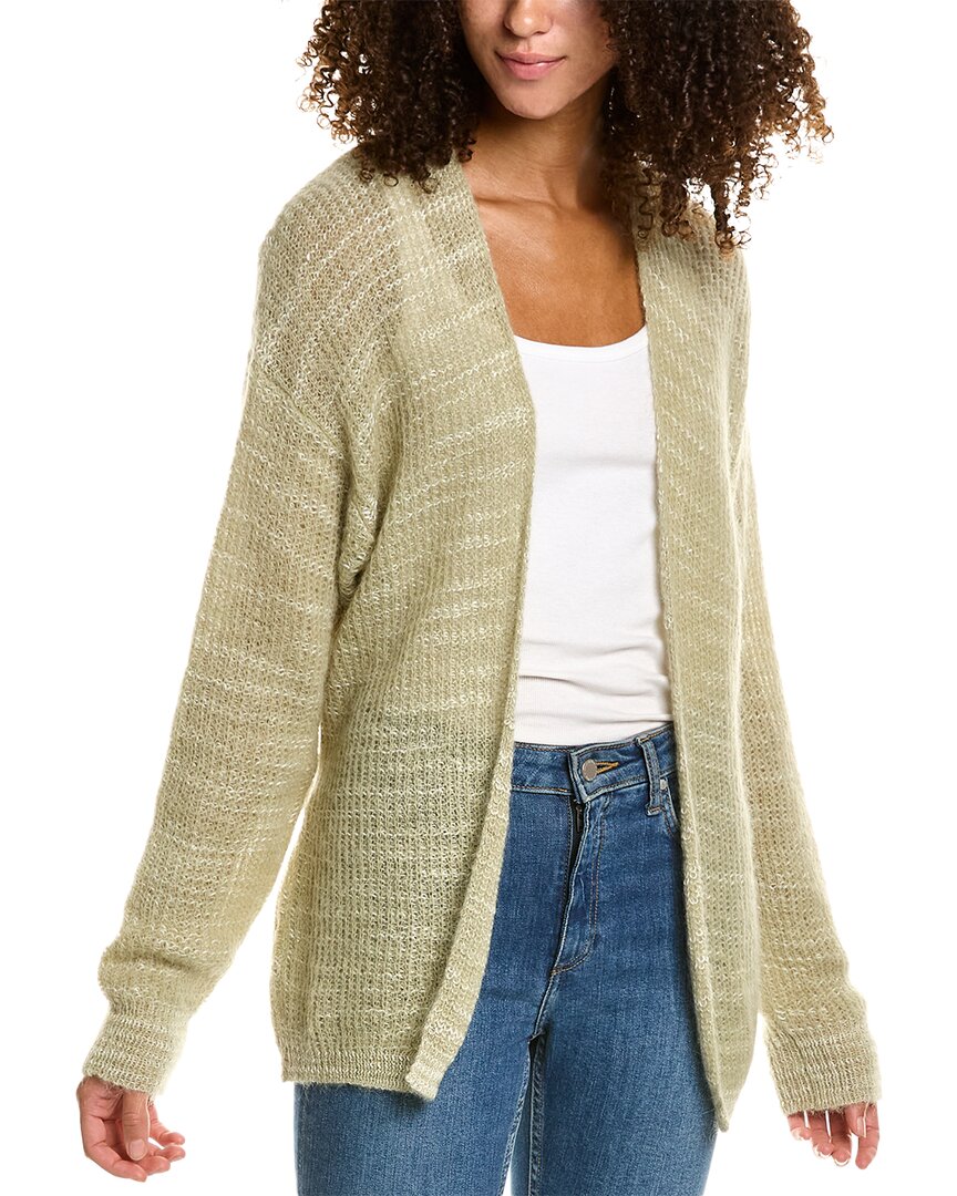 Rosy Mohair & Alpaca-Blend Cardigan