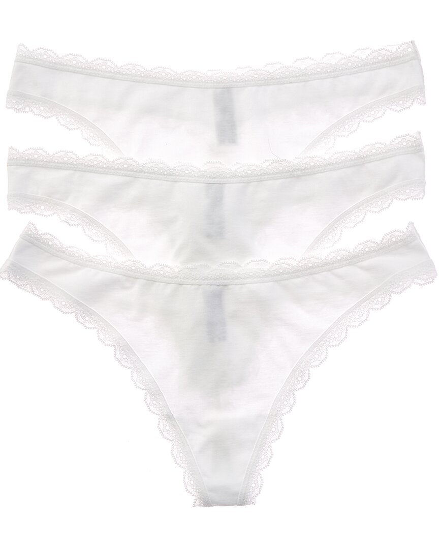 B. tempt'd Set of 3 Inspired Eyelet Thong