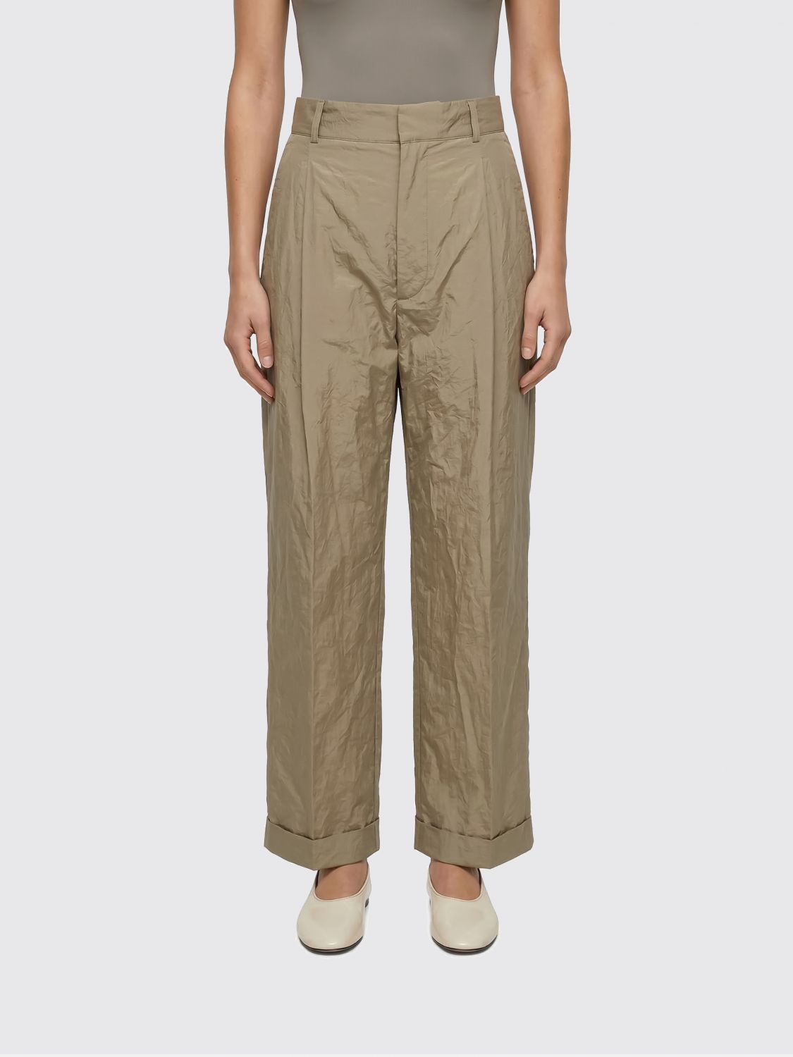 Pants Woman color Beige