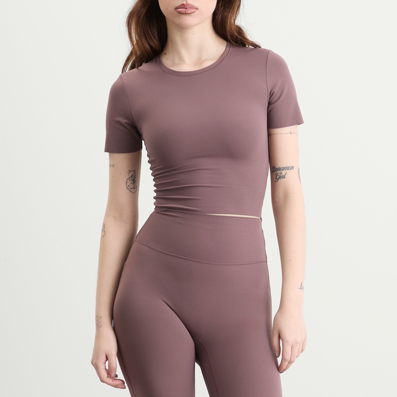 Women's Zenvy Dri-Fit Short Sleeve T-Shirt Tattoo/White