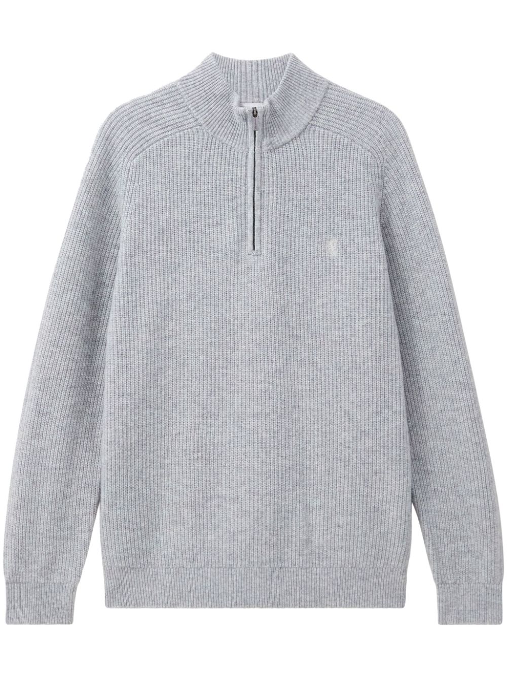 Cable-knit sweater - Grey