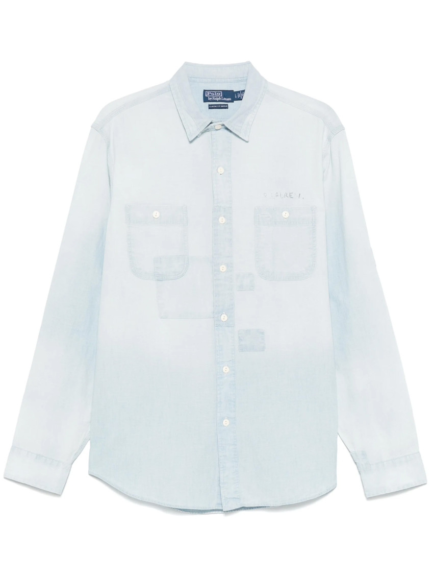 Light Blue Shirt With Logo
