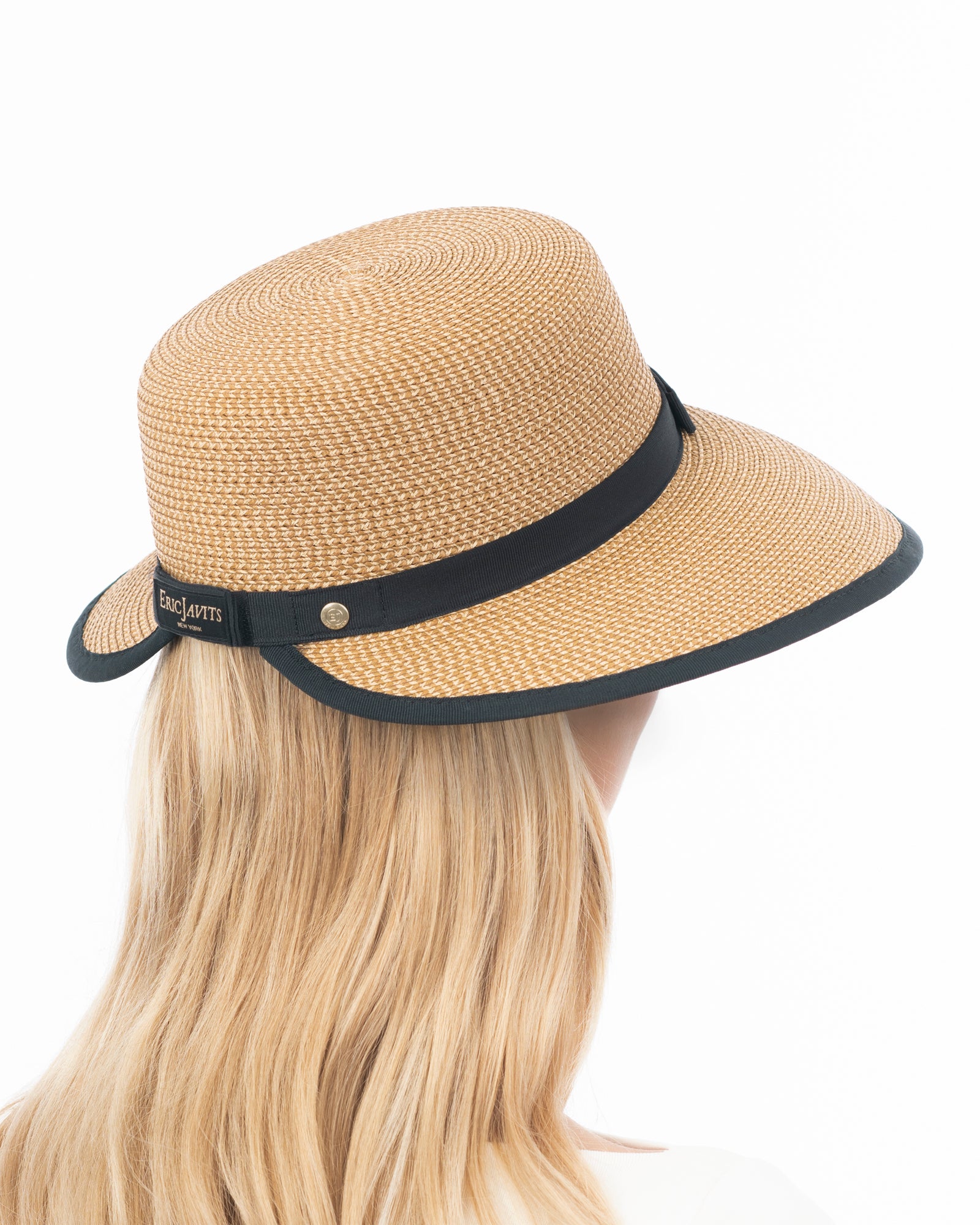 Squishee Cap for Women - Natural/Black