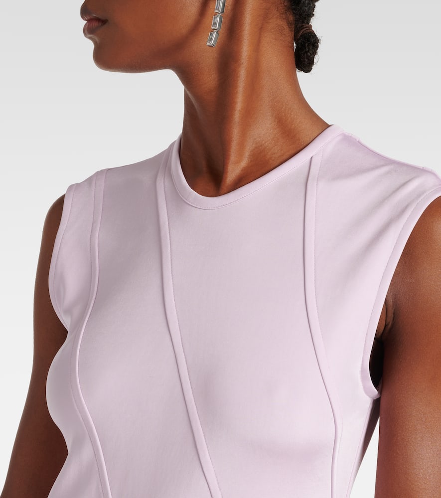 Asymmetric midi dress