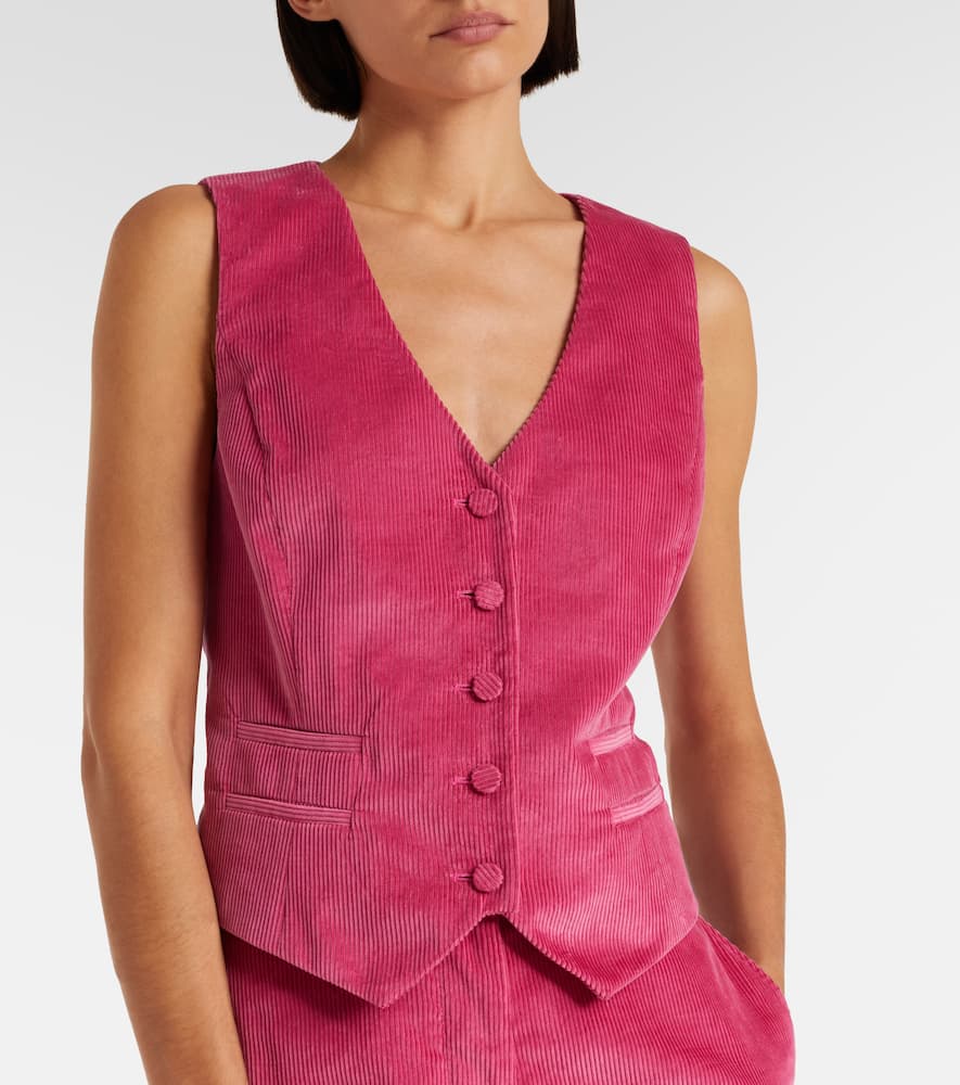 Coleridge cotton corduroy vest