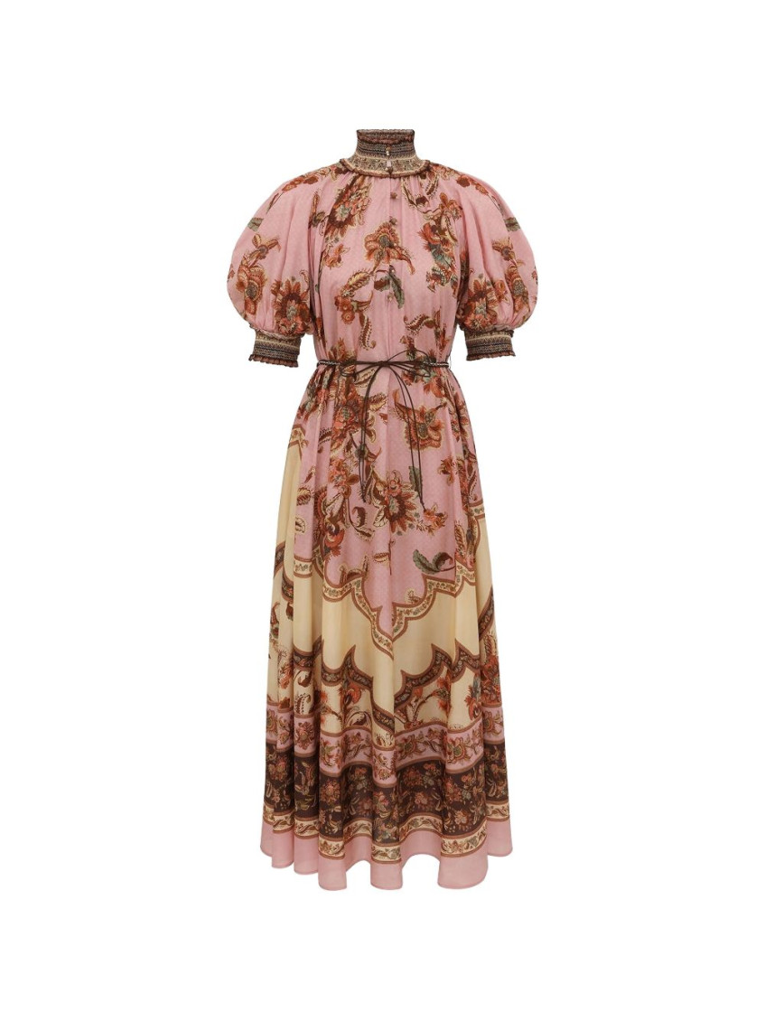 Aster Silk Long Dress