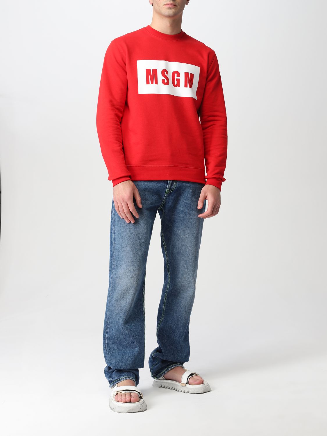 Sweatshirt Men color Red