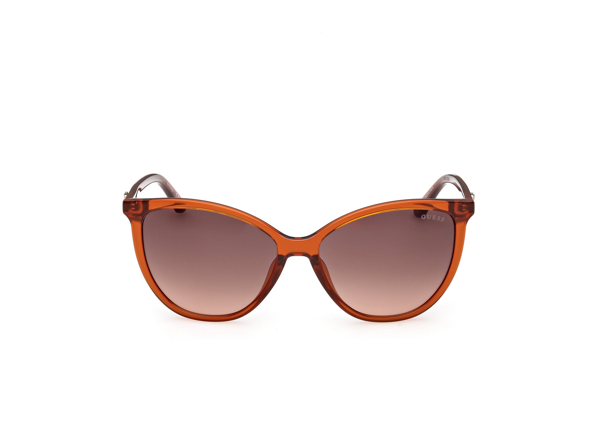 Guess Mujer Guess GU00256 44F Gafas de sol Inyectado Naranja Marrón Cat Eye Norma