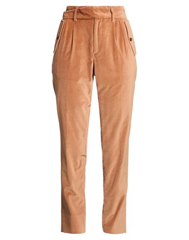 Woman Pants Camel Size 10 Cotton