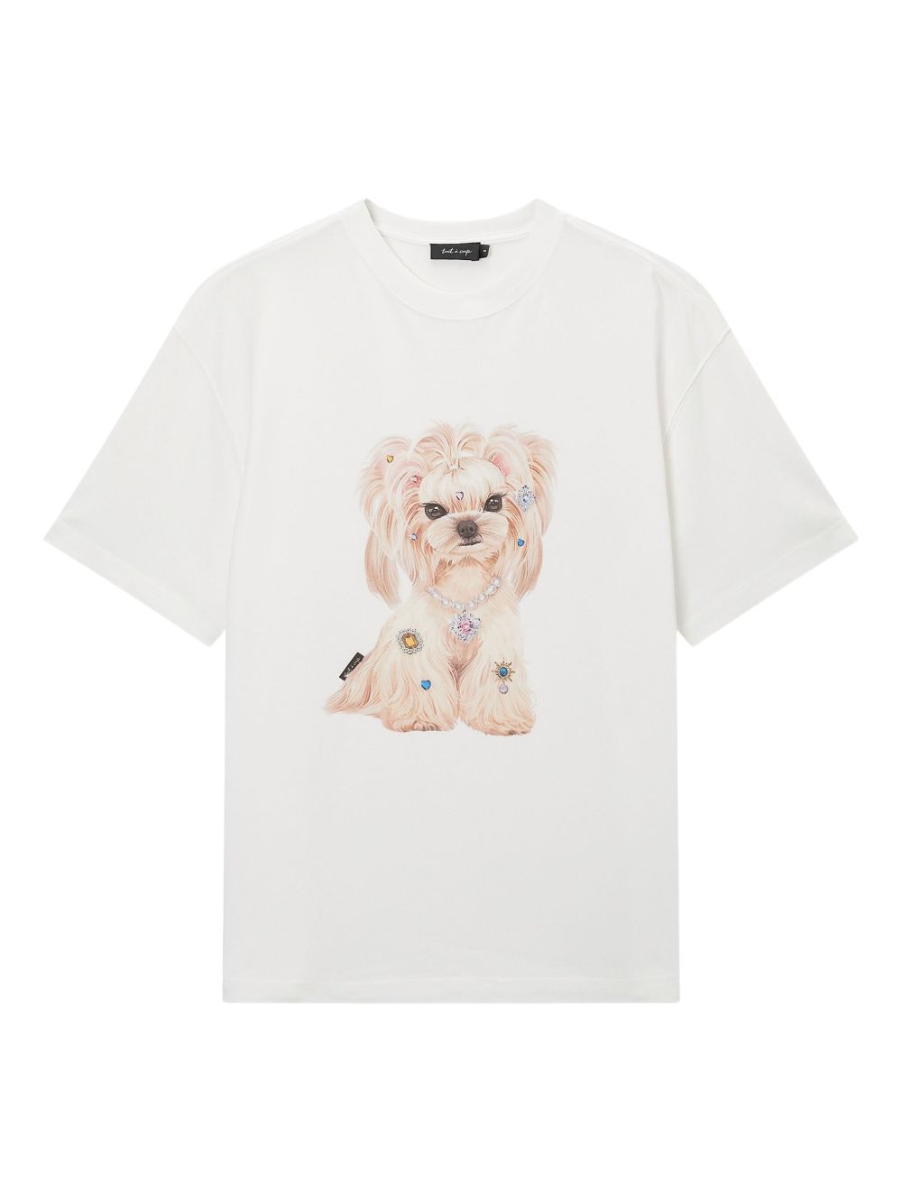 Tout a coup graphic print T-shirt - White