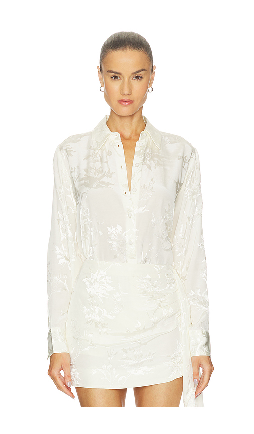 HEMANT AND NANDITA Oversized Shirt in Ivory. S also in XXS, XS, M