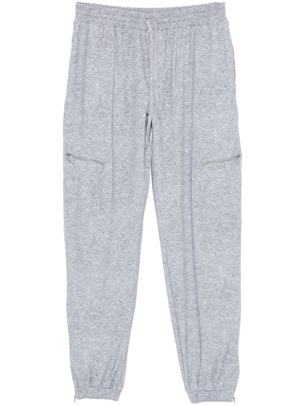 Eleventy mélange-effect track pants - Grey