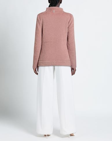 Woman Turtleneck Antique rose Size M Polyester, Polyamide