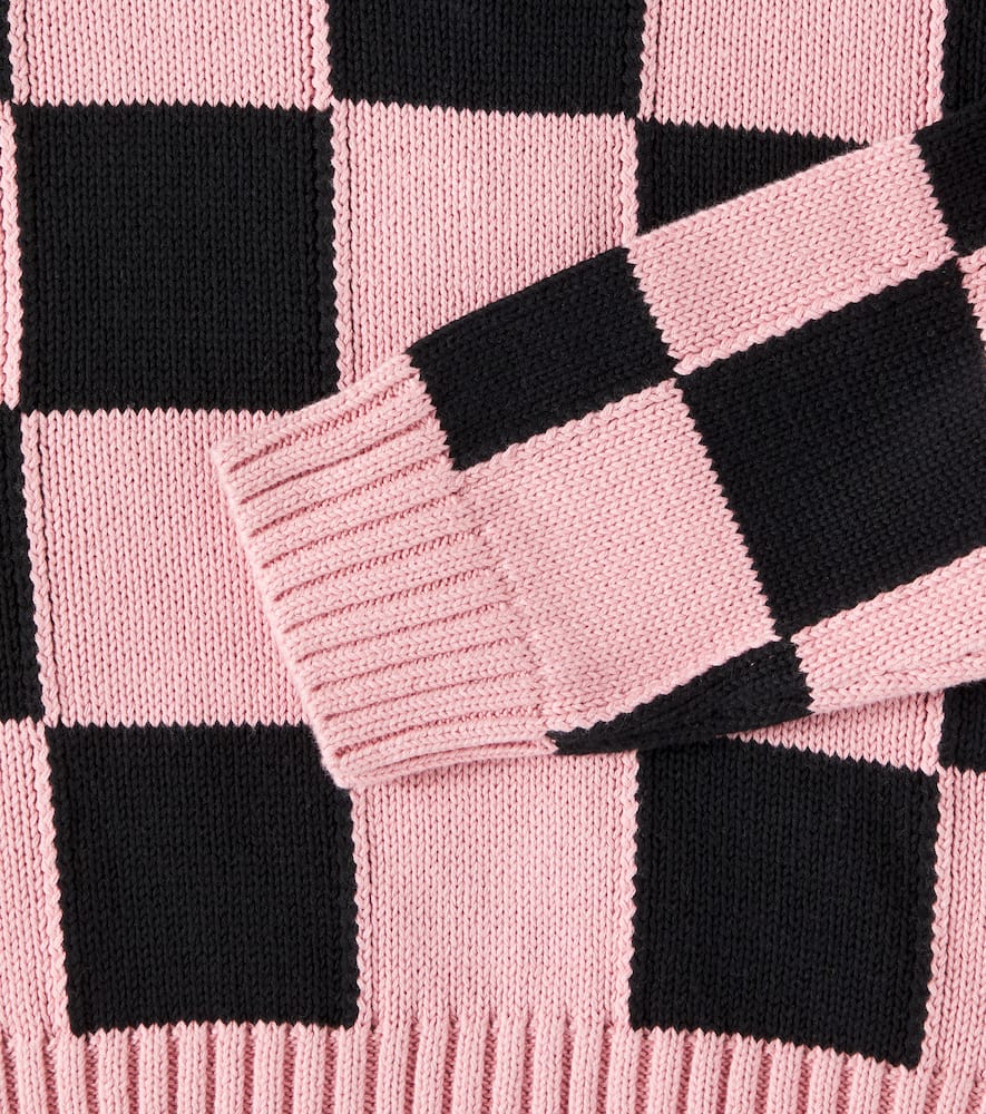 Molo Gertina checked cotton sweater