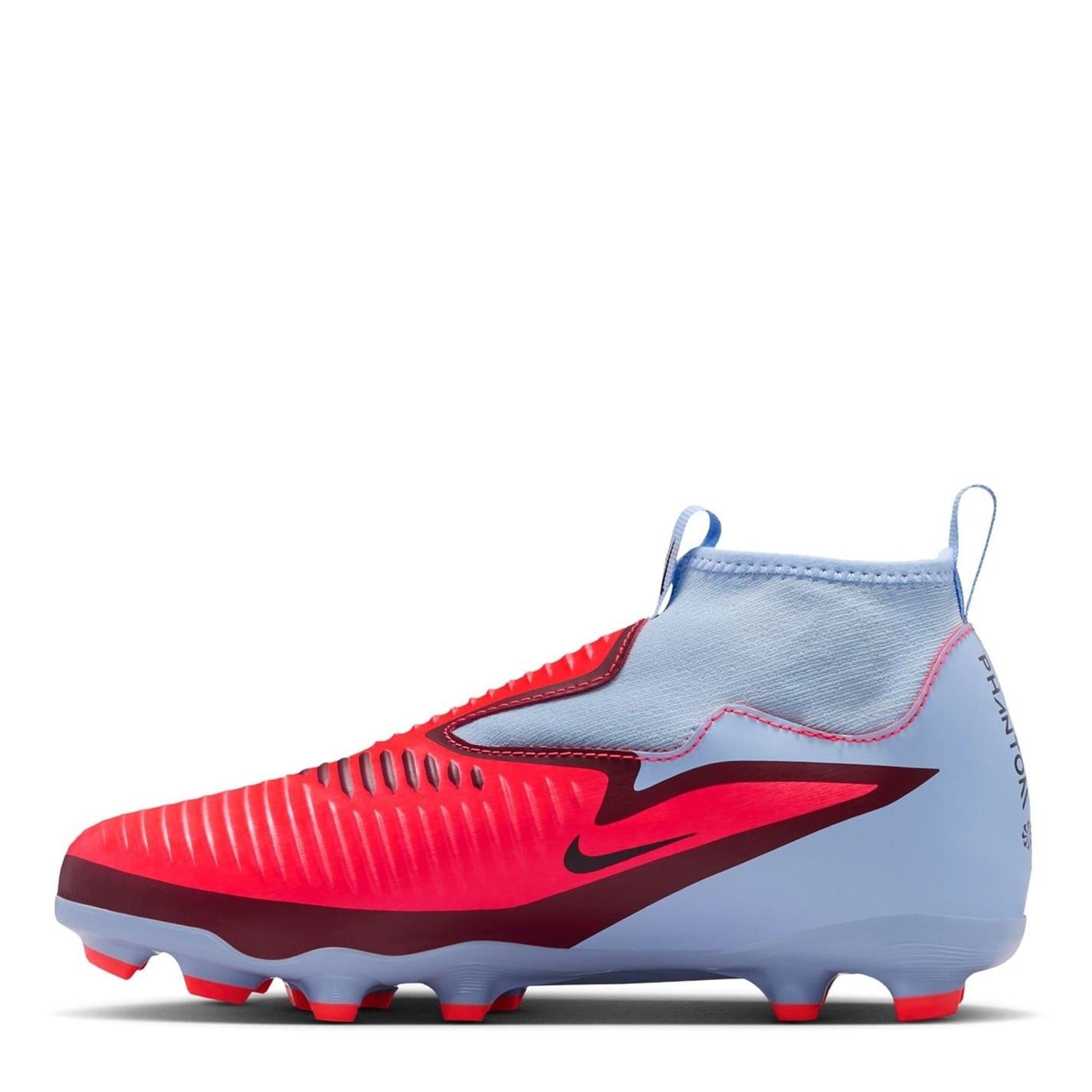 Nike Boys Phantom 6 Academy High Juniors Firm Ground Football Boots in Blue/Purple