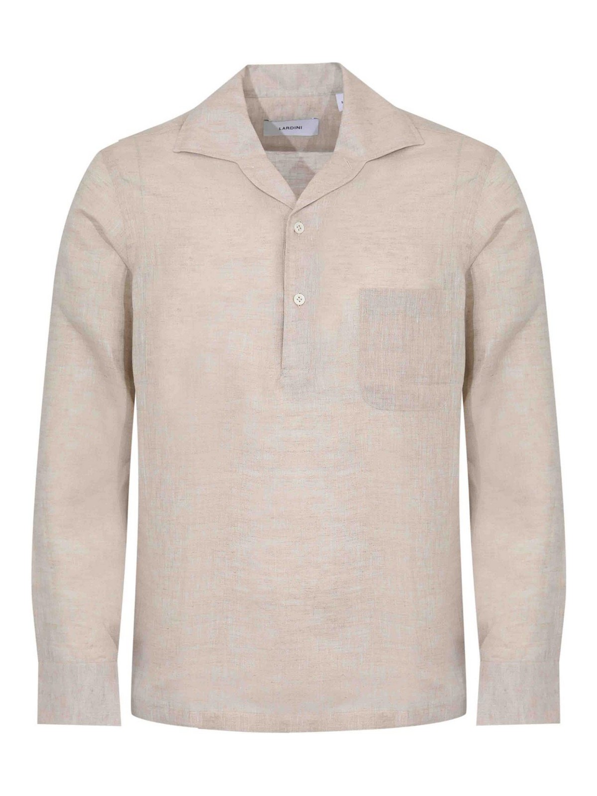 Pailan Shirt In Beige Linen