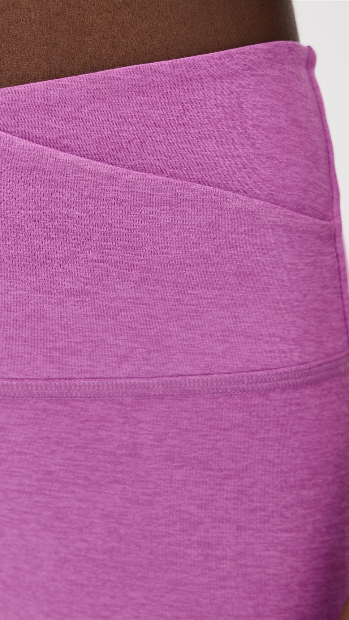 Spacedye At Your Leisure Midi Leggings Fun Fuchsia Heather
