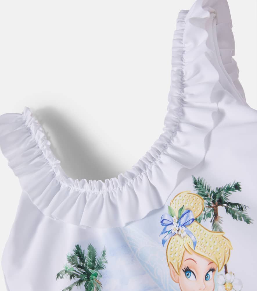 X Disney printed ruffled swimsuit