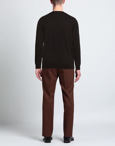 Man Sweater Black Size 42 Cotton
