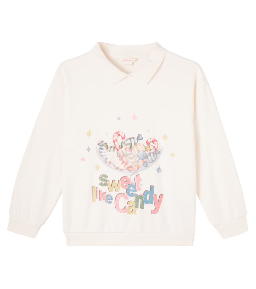 Konges Sløjd Spotty printed cotton jersey sweatshirt