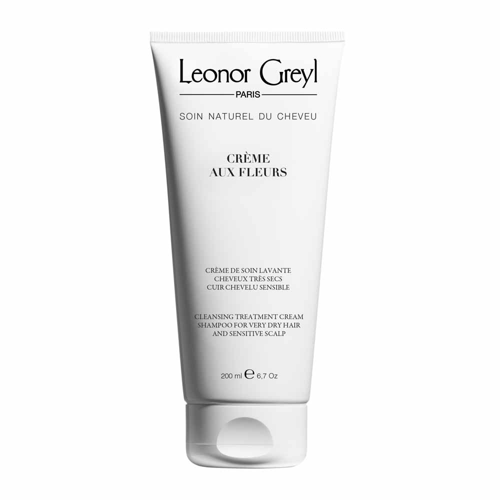Creme Aux Fleurs Soothing Scalp and Hair Cleansing Cream for Dry, Colored Hair