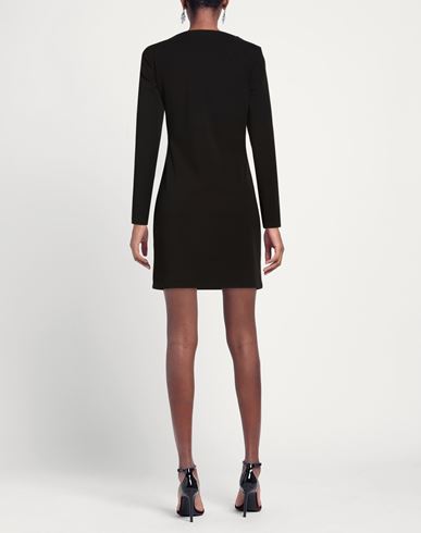 Woman Mini dress Black Size S Polyester, Elastane