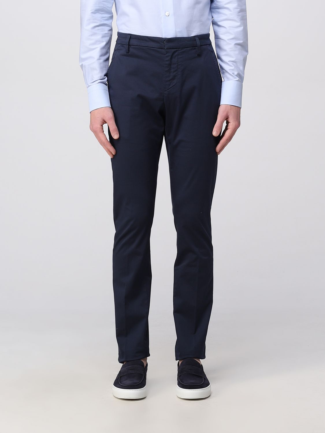 Pants Men color Blue