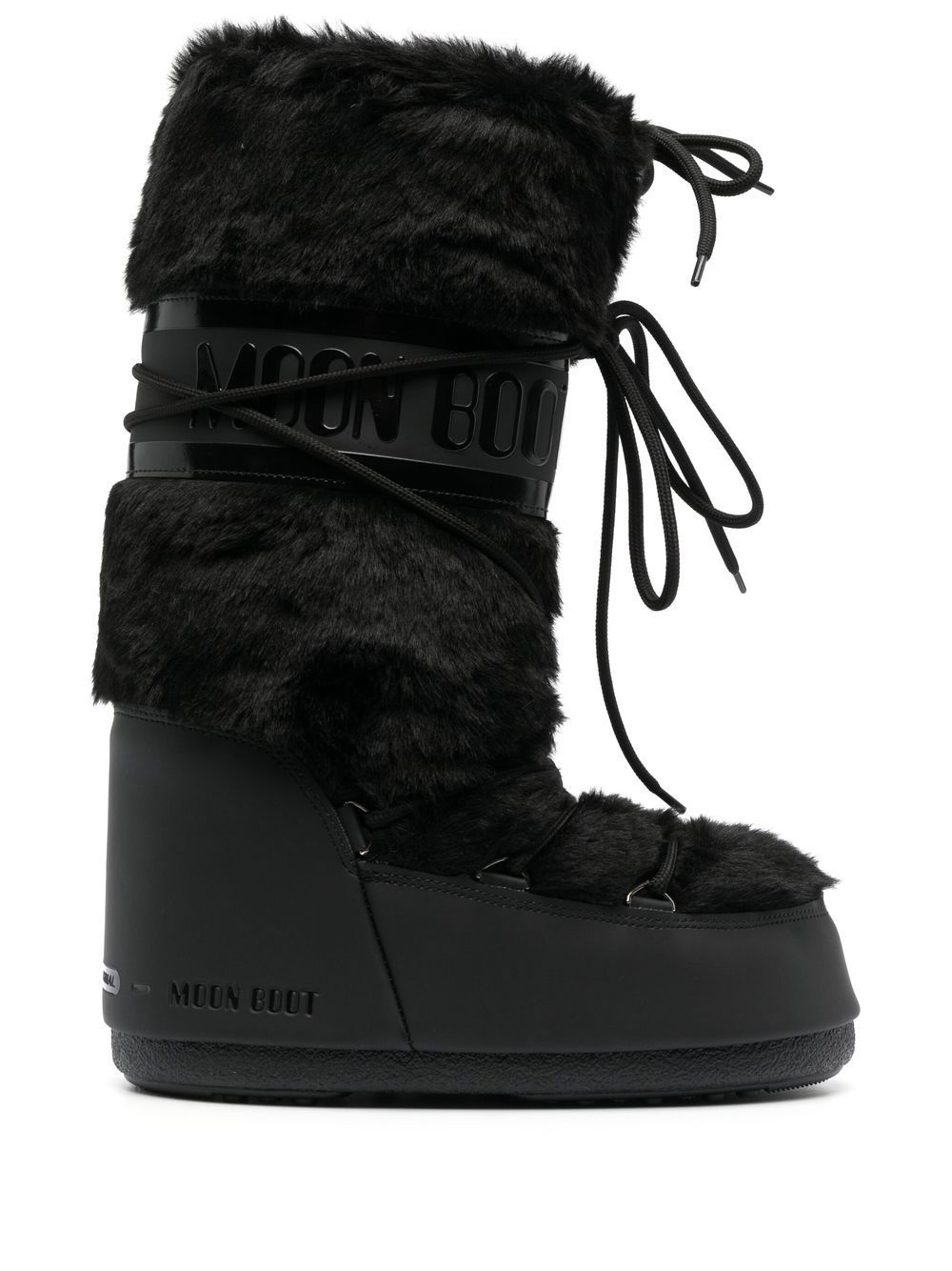 Icon faux-fur snow boots - Black