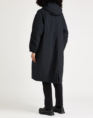 Woman Coat Black Size L Polyamide