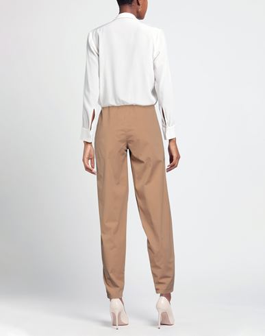 Woman Pants Light brown Size 25 Cotton, Elastane