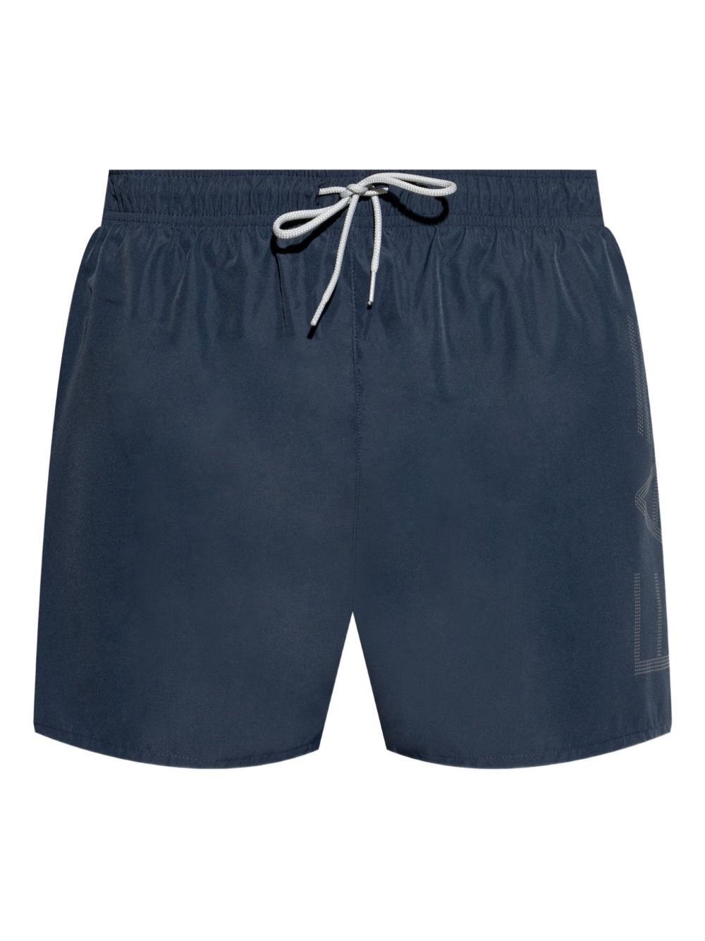Logo-detail drawstring swim shorts - Blue